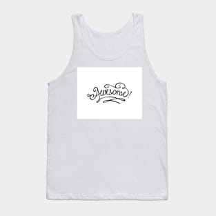 Awesome handwritten retro style Tank Top